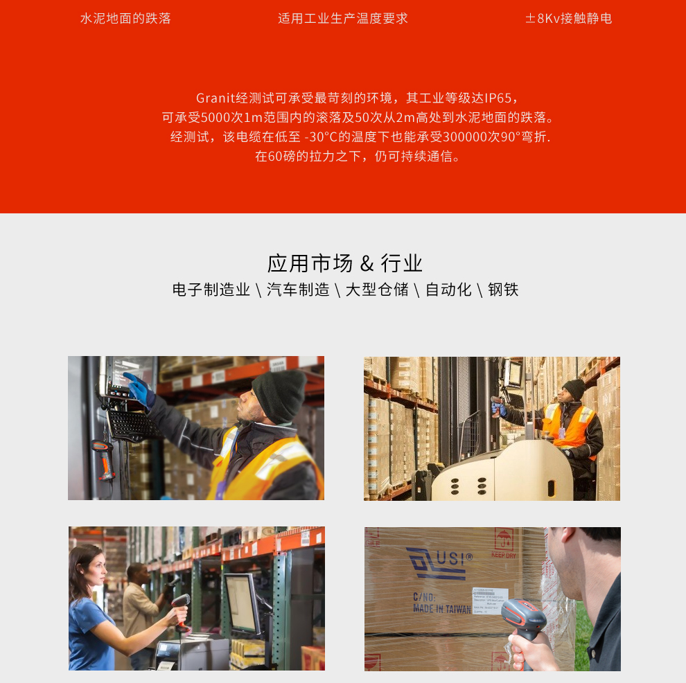 1980i工業(yè)級(jí)掃描槍適用于多種行業(yè)