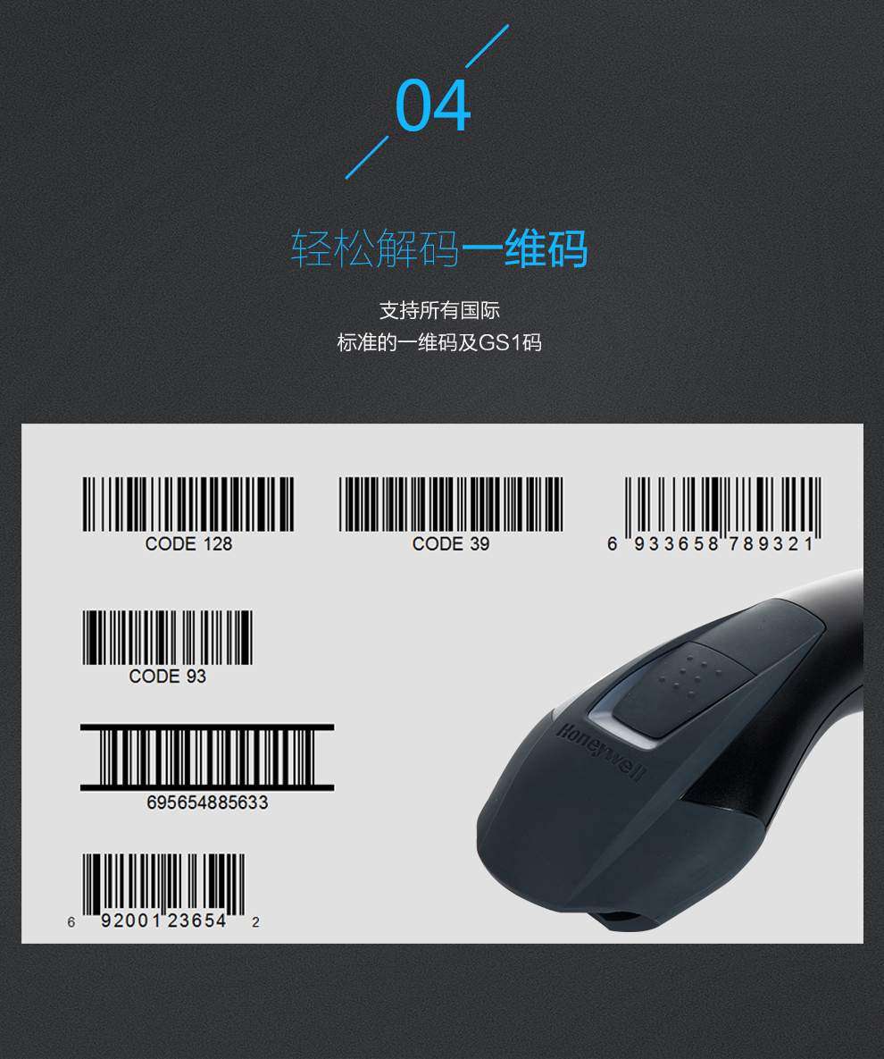 1202g無(wú)線條碼掃描槍輕松解讀一維碼