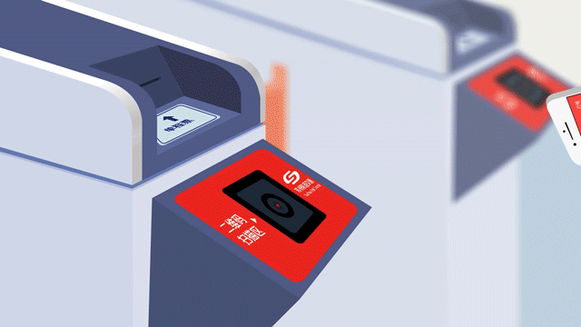 二維掃描模組嵌入閘機(jī)里面，實(shí)現(xiàn)掃碼進(jìn)站